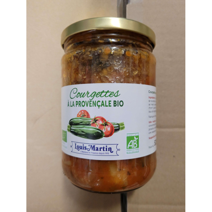 COURGETTES BIO LOUIS MARTIN 520G