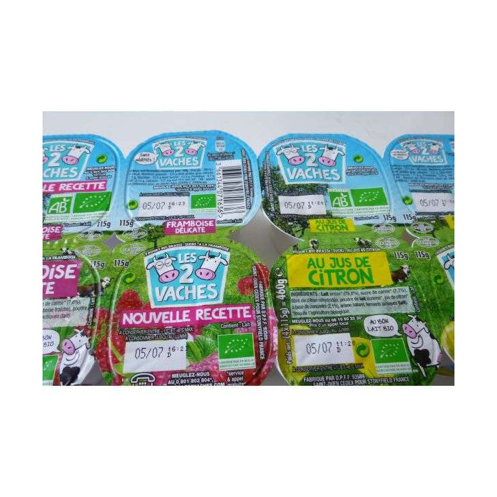YAOURT LES 2 VACHES 460G
