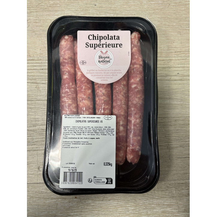 CHIPOLATAS SUP 325GR