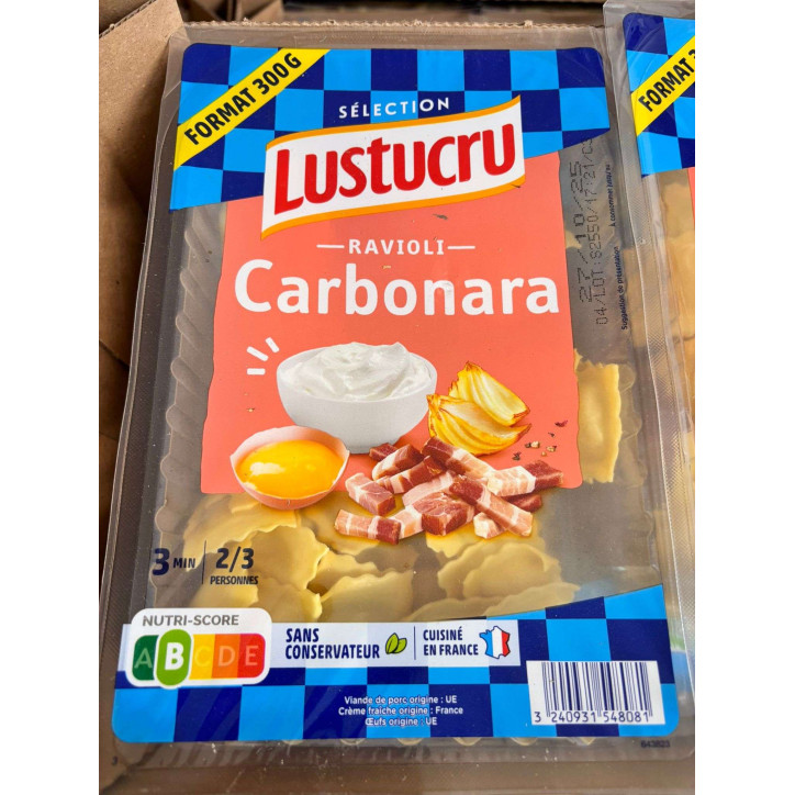 RAVIOLI CARBONARA 300G