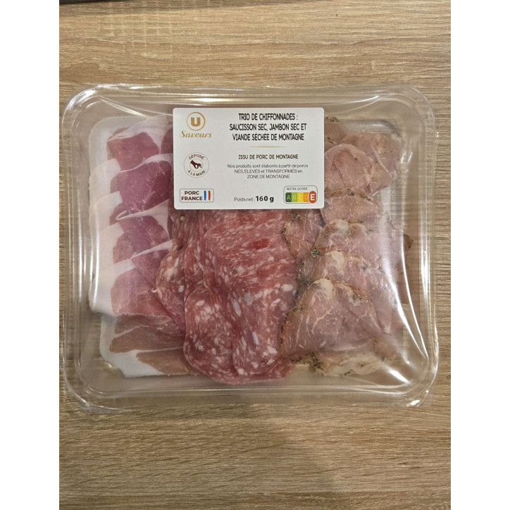 TRIO CHIFFONNADES 160GR