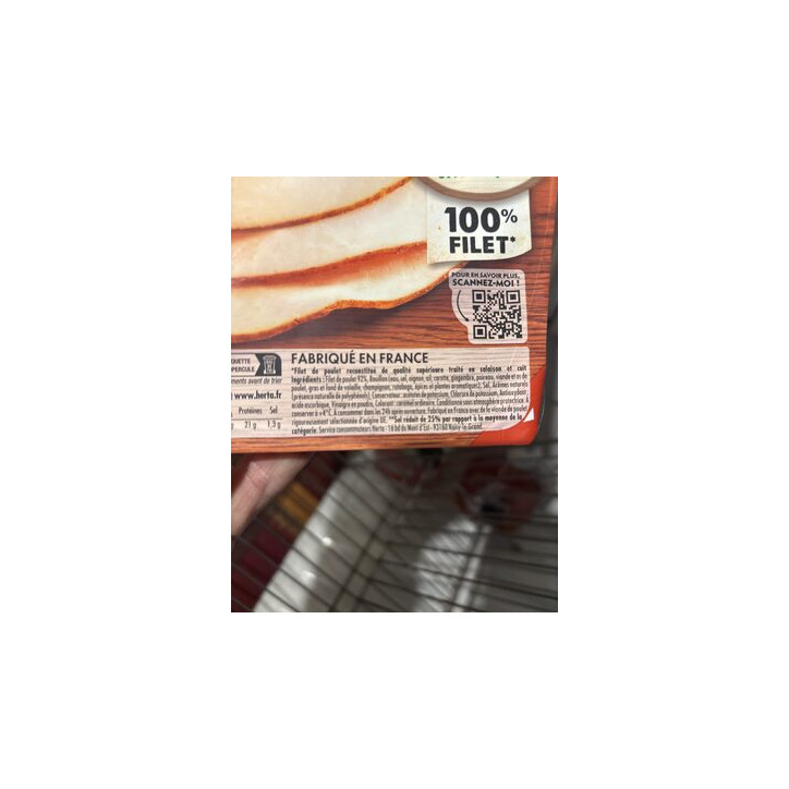 BLANC POULET -25% SEL  2T 65G