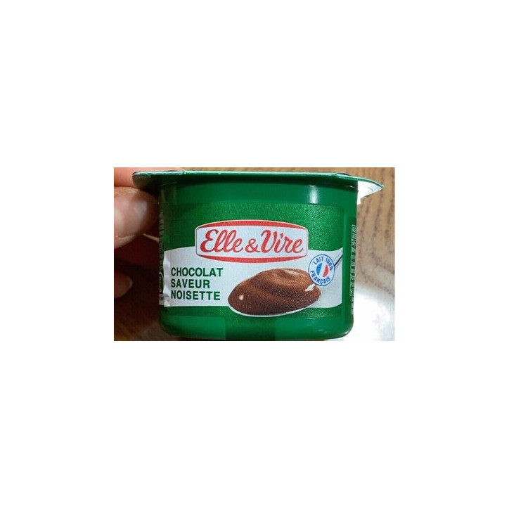 CREME DESSERT CHOCO NOISETTE ELLE ET VIRE 500G