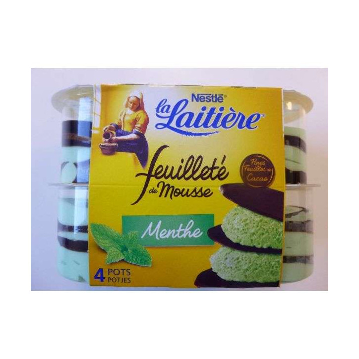 FEUILLETE DE MOUSSE MENTHE