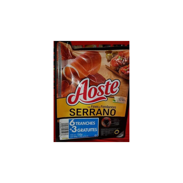SERRANO 6 TRS + 3 150 GRS 