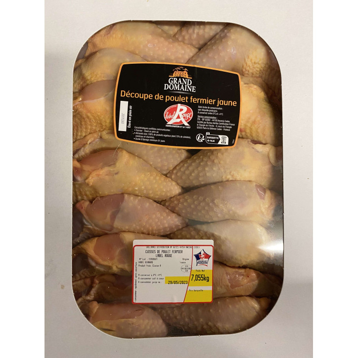 20 CUISSES DE POULET FERMIER 6KG ENV