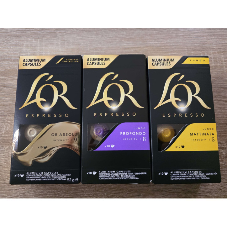 L'OR CAPSULES OR ABSOLU X10