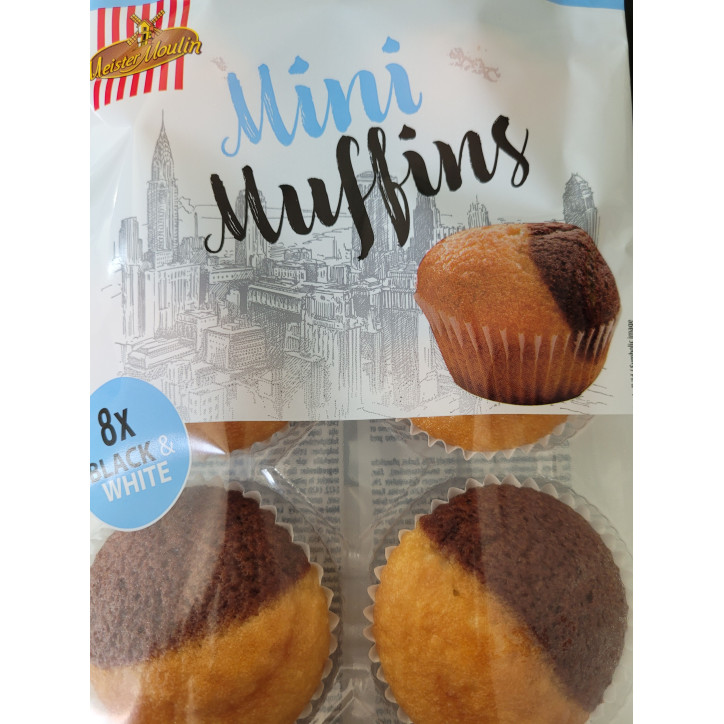 MINI MUFFINS MARBRES X8 180G