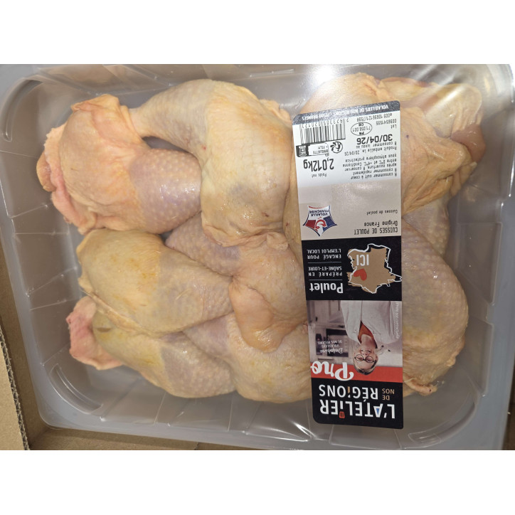 CUISSES DE POULET FERMIER 2 KG ENV