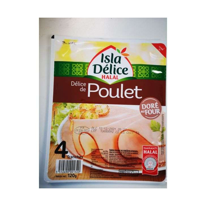 DELICE DE POULET DORE 120 GRS 