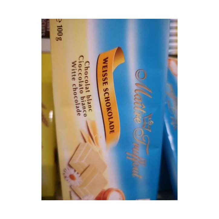 CHOCOLAT BLANC 100 GR
