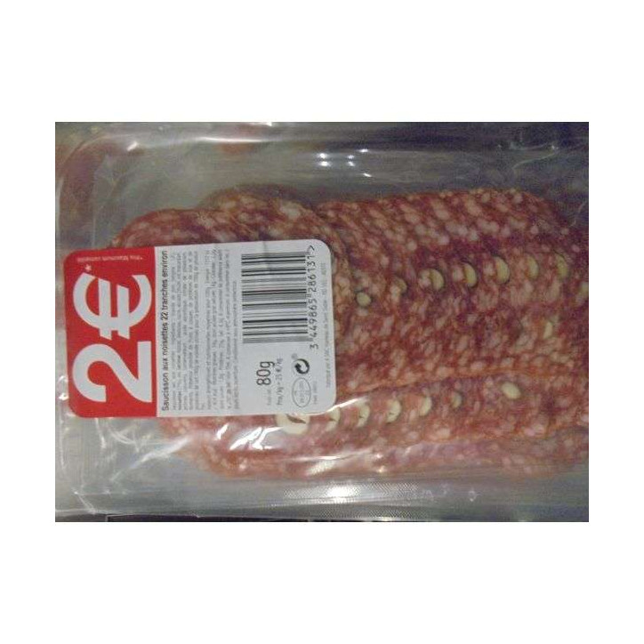 SAUCISSON NOISETTE 80 G 