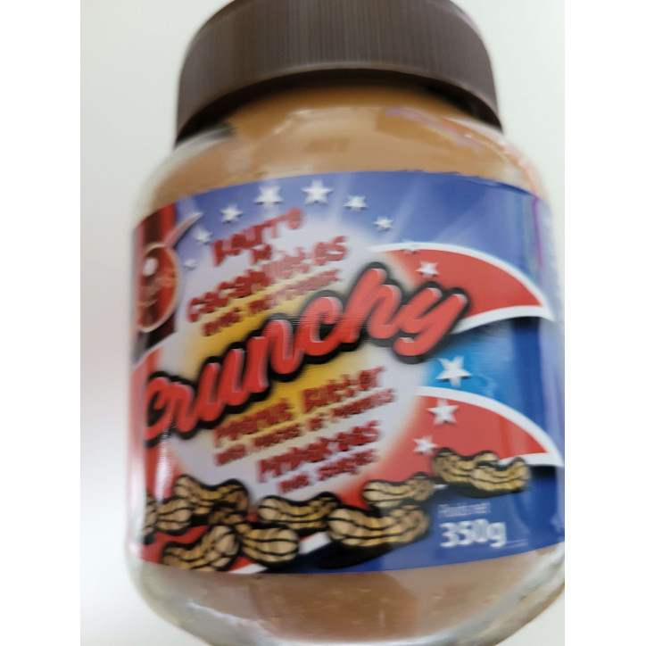 BEURRE DE CACAHUETES CRUNCHY 350G