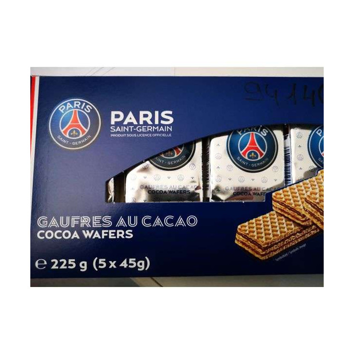 GAUFRES AU CACAO PSG 225GRS 