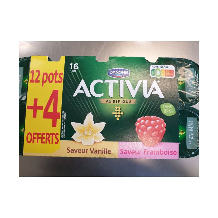 ACTIVIA VANILLE/FRAMB X16 2KG