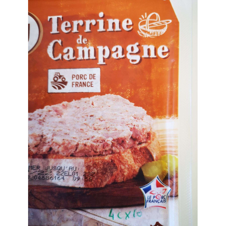 TERRINE DE CAMPAGNE 180 GRS 