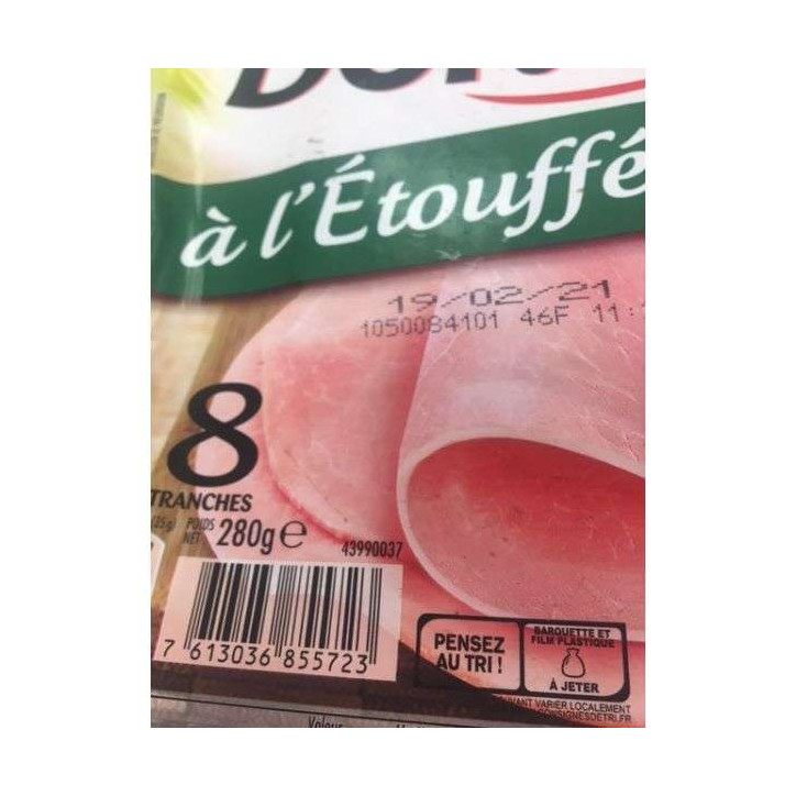 JAMBON CUIT BON PARIS X 8