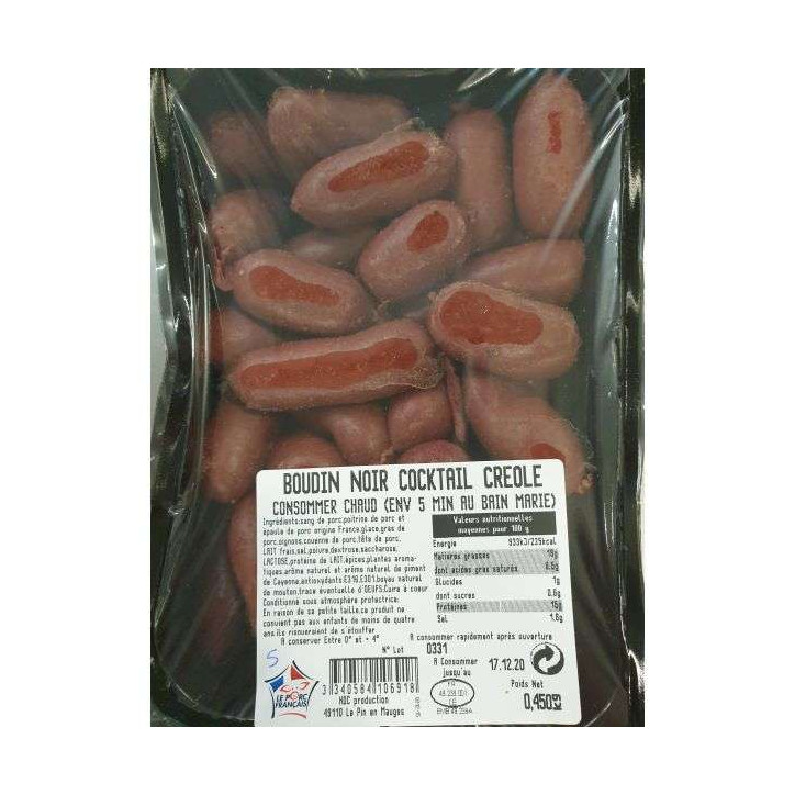 BOUDIN NOIR COCKTAIL 450G
