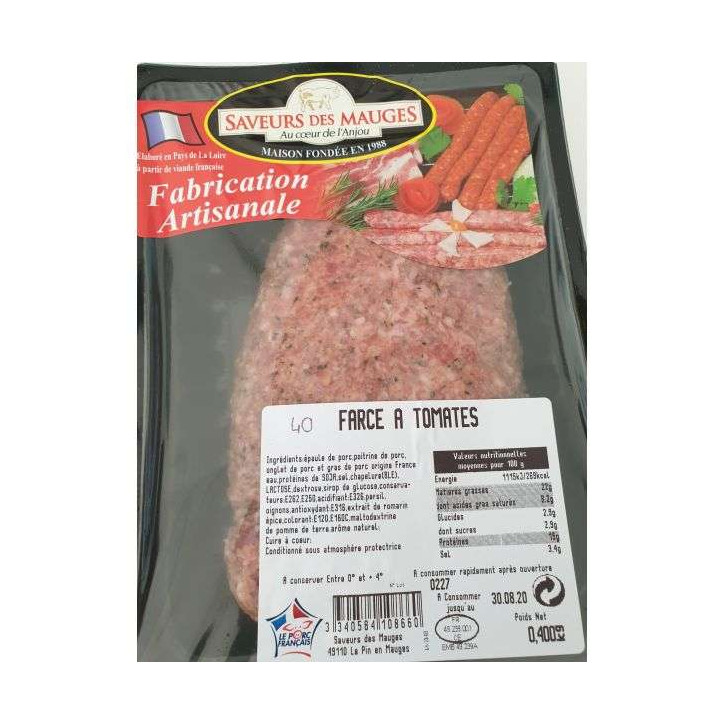 FARCE TOMATE 400G