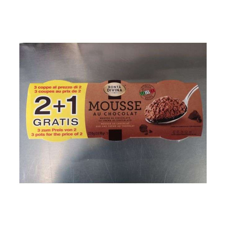 MOUSSE CHOCOLAT BONTA DIVINA 270 GRS 