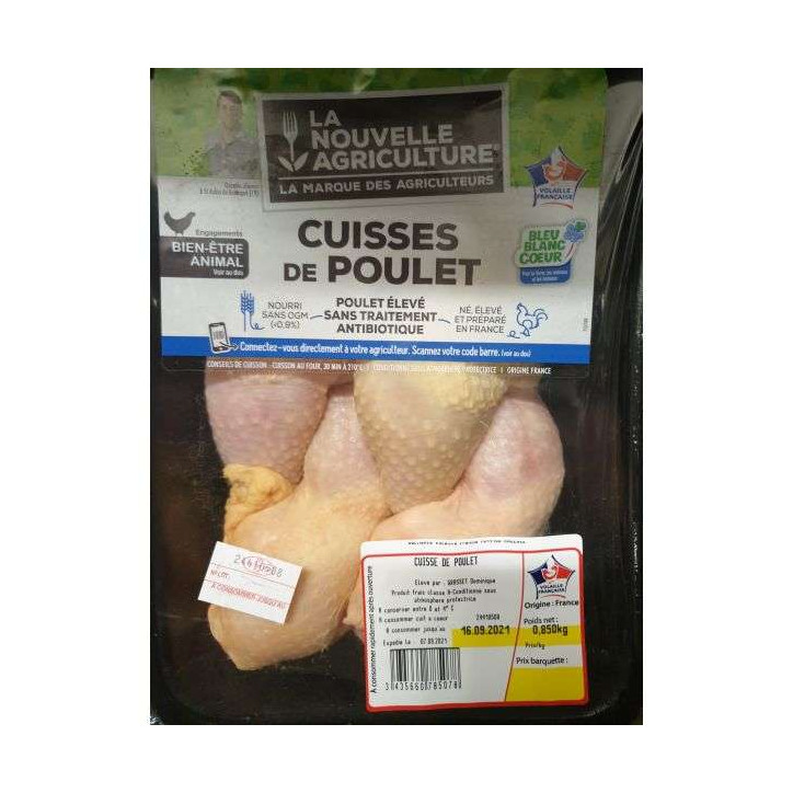 CUISSE DE POULET PAPRIKA 550GRS
