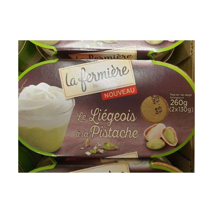 FERMIERE LIEGEOIS PISTACHE 260G