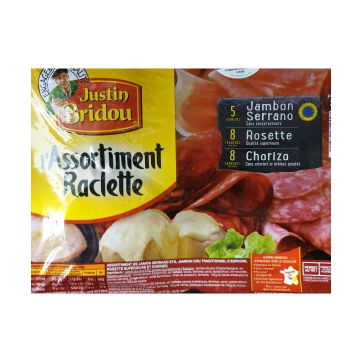 ASSORTIMENT RACLETTE 260G