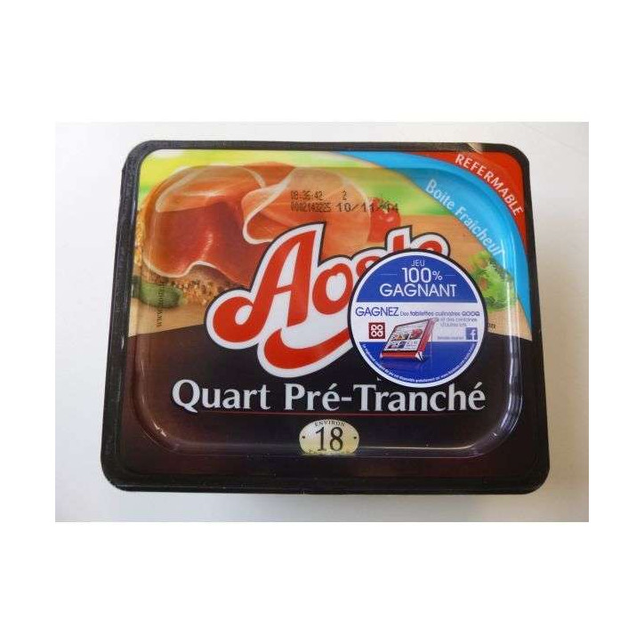 QUART PRE TRANCHE -25% SEL 200 GR