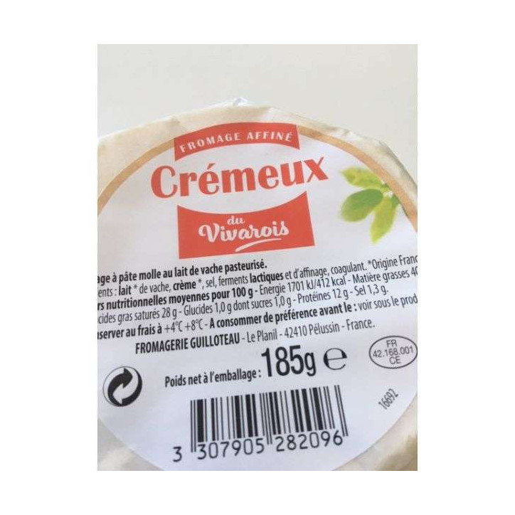 CREMEUX DU VIVAROIS 185 GR