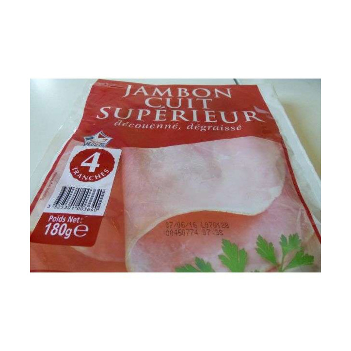 JAMBON CUIT SUPERIEUR 180GRS 