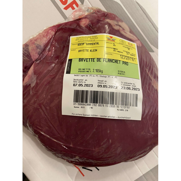 BAVETTE FLANCHET DE BOEUF 3KG ENV