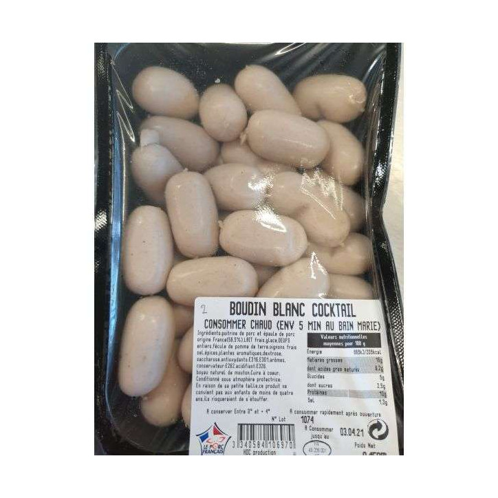 BOUDIN BLANC COCKTAIL 450G