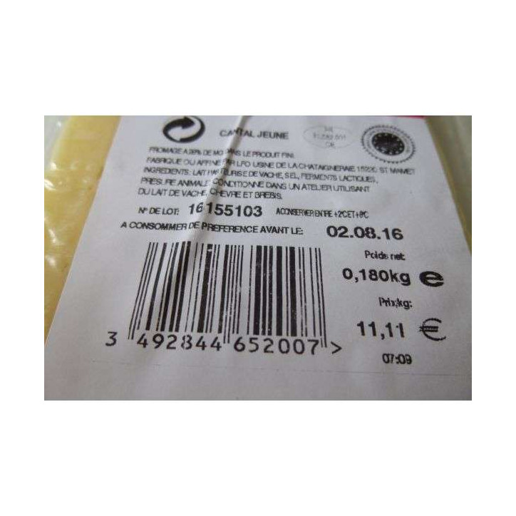 CANTAL 180G