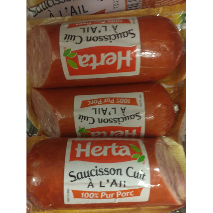 SAUCISSON CUIT A L AIL 300 GR