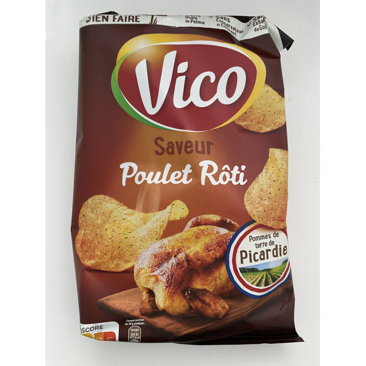 CHIPS VICO POULET ROTI 125G