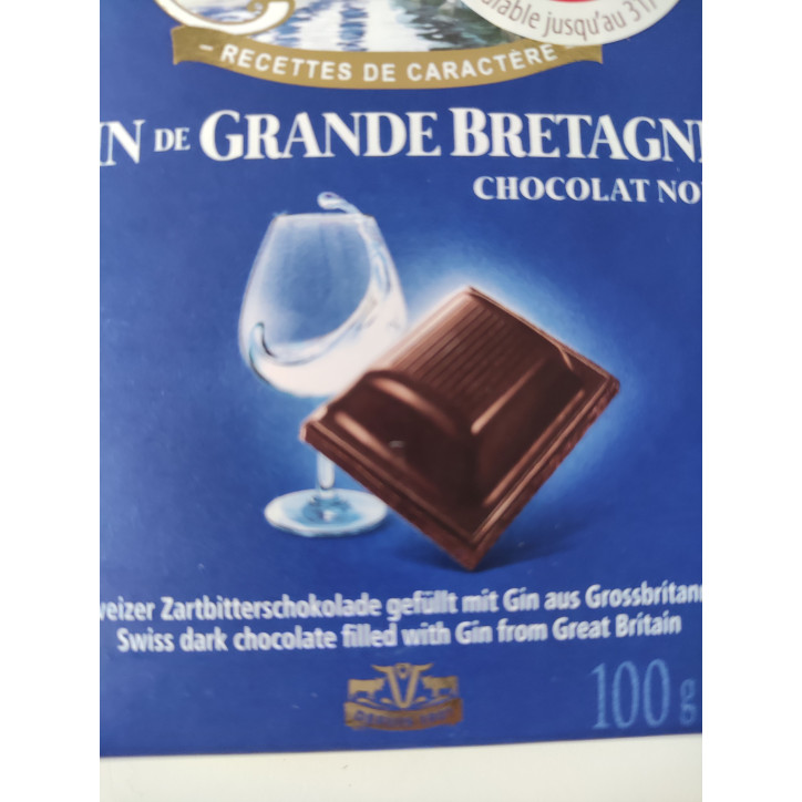 CHOCO VILLARS AU GIN 100 GR