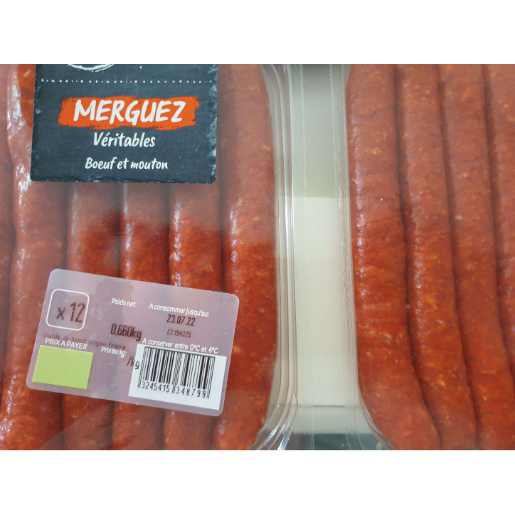 12 MERGUEZ 660G