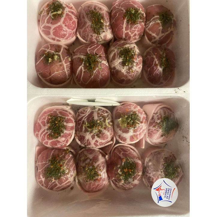 PAUPIETTES DE VEAU CREME ET LARDON 2.5KG ENV