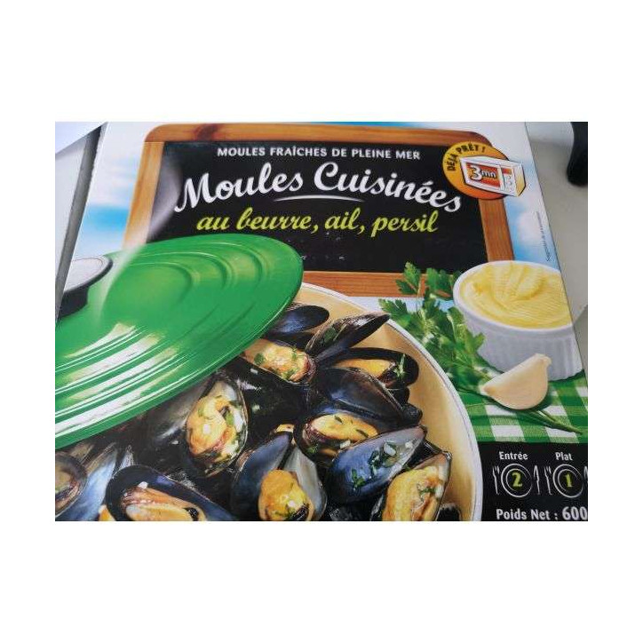 MOULES CUISINEES 600GR