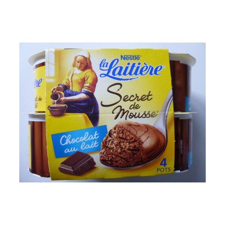 SECRET DE MOUSSE CHOCOLAT AU LAIT 