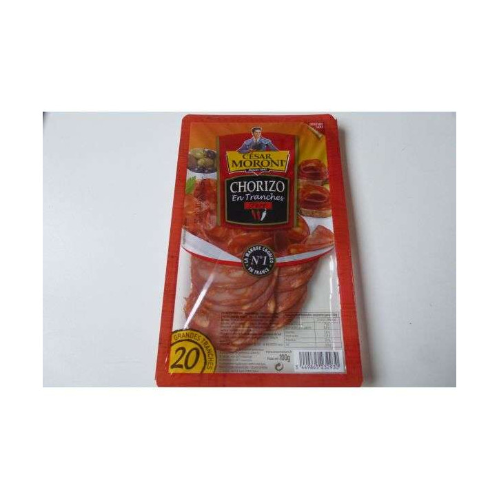 CHORIZO EN TRANCHES FORT 100GRS 