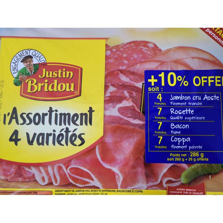 ASSORTIMENT 4 VARIETES 286G