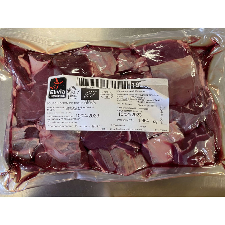 BOURGUIGNON DE BOEUF BIO 2KG ENV