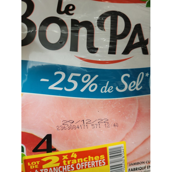 LE BON PARIS -25% DE SEL LOT 420G