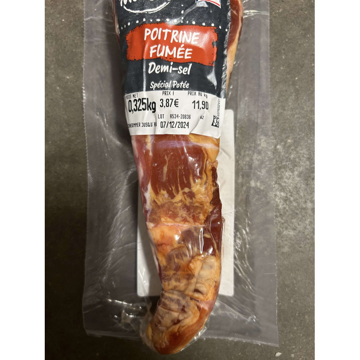 POITRINE DE PORC SANS OS 600G ENV