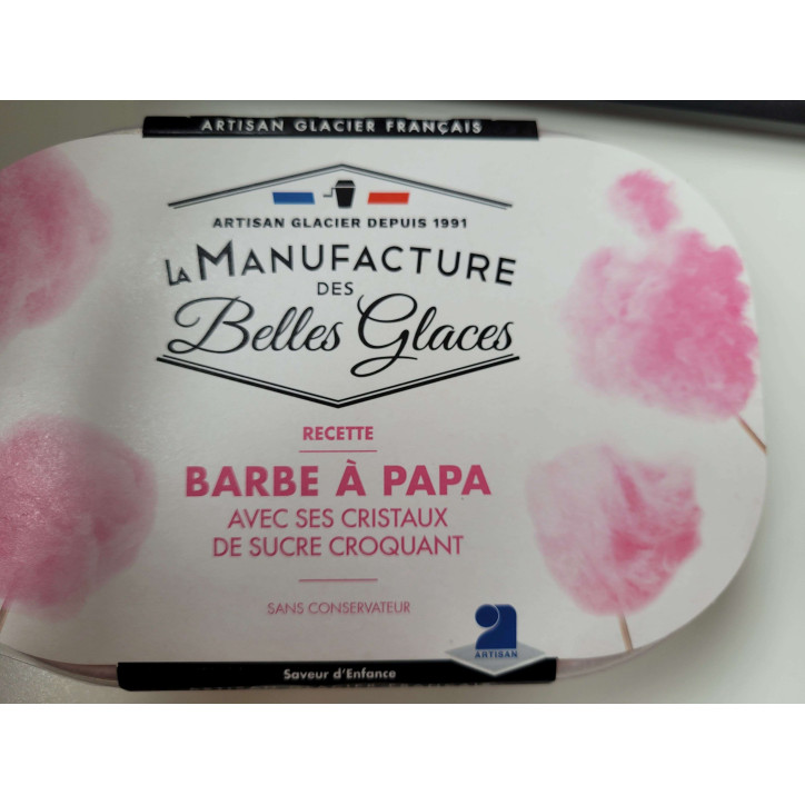 GLACE BARBE A PAPA 750ML