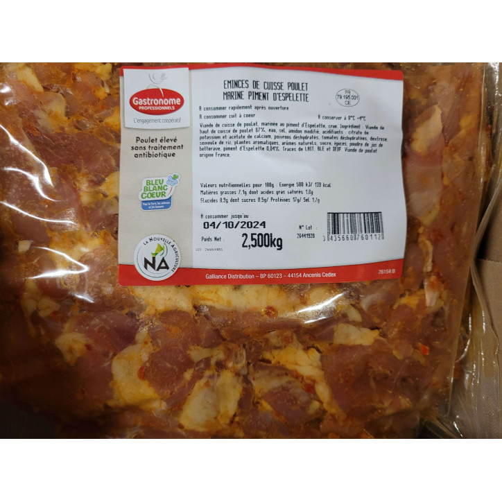 EMINCE POULET PIMENT 2.5KG