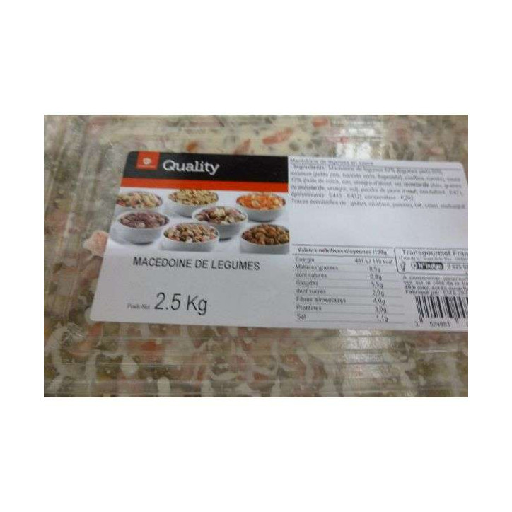 MACEDOINE DE LEGUMES 2.5 KG