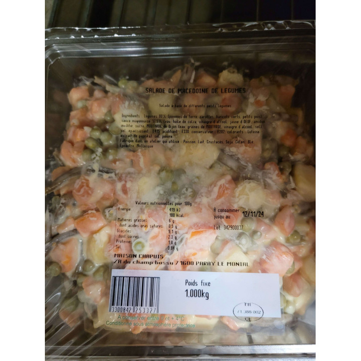 SALADE DE MACEDOINE DE LEGUMES 1KG
