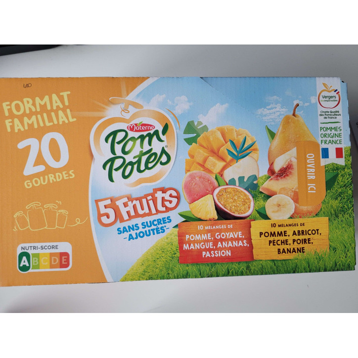 POM POTES X20 FRUITS EXOTIQUES 1.8KG